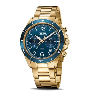 Rotorcraft Horloge Air Boss Dual Time Gold