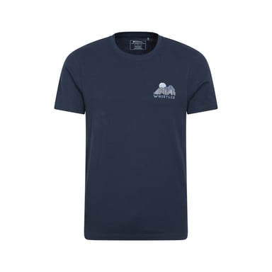 Mountain Warehouse Mens Whistler Graphic Short-Sleeved T-Shirt (Navy)