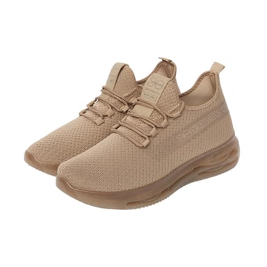Crosshatch Herr Matfen Flyknit Träningsskor (Sand)