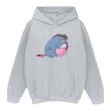 Disney Womens/Ladies Winnie The Pooh Eeyore Mouth Hoodie (Sports Grey)