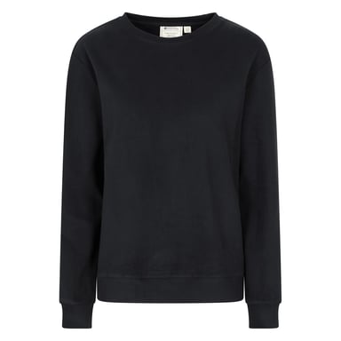 Mountain Warehouse Womens/Ladies Strath Melange Supersoft Sweatshirt (Black)