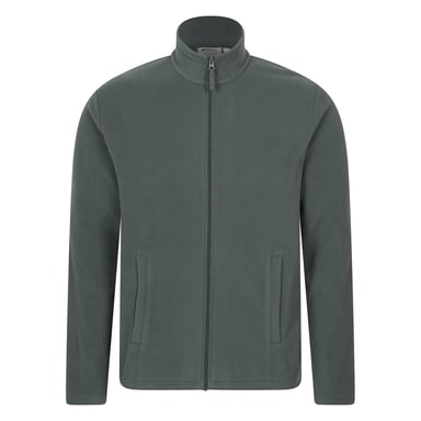 Mountain Warehouse Mens Raso Full Zip Fleece Top (Khaki Green)