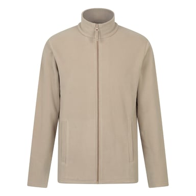 Mountain Warehouse Mens Raso Full Zip Fleece Top (Off White)