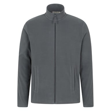 Mountain Warehouse Mens Raso Full Zip Fleece Top (Dark Grey)