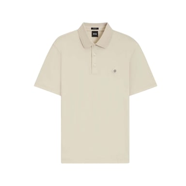 Boss Mens C-Parris Monogram Polo Shirt (Beige)