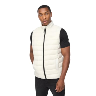 Crosshatch Mens Gattering MVE Quilted Gilet (Putty)