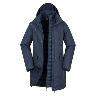 Mountain Warehouse Womens/Ladies Rain On 3 in 1 Waterproof Jacket (Blue)