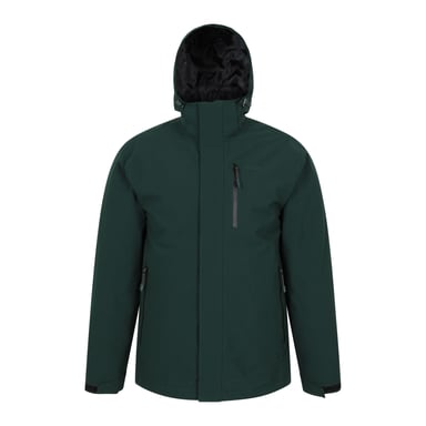 Mountain Warehouse Mens Sycamore 3 in 1 Waterproof Jacket (Dark Green)