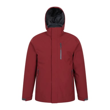 Mountain Warehouse Mens Sycamore 3 in 1 Waterproof Jacket (Rust)