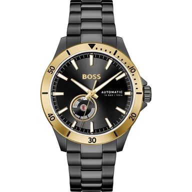 Black Stainless Steel Dress Watch