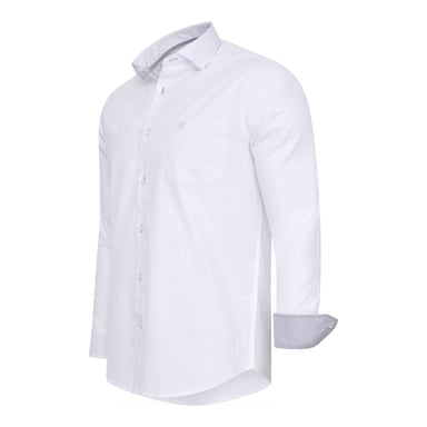 Cappuccino Italia Overhemden Overhemd Uni White