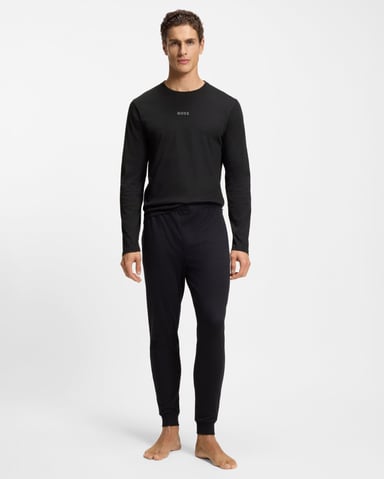 Lang Pyjama Set in Zwart