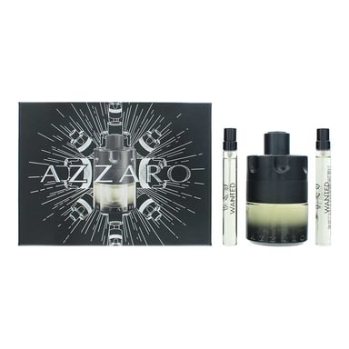 Azzaro The Most Wanted Intense Eau de Toilette 100ml + 2 x Eau de Toilette 10ml Cadeauset