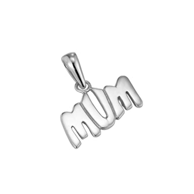 Sterling Silver Mum Pendant