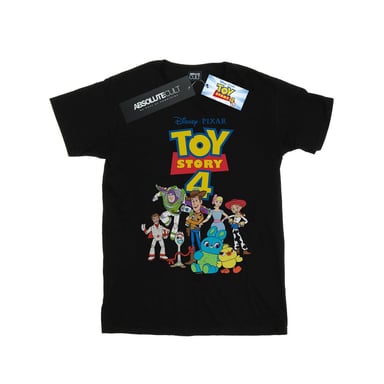 Disney Mens Toy Story 4 Crew T-Shirt (Black)
