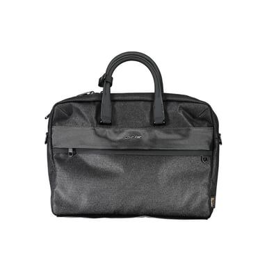 Black Polyester Handbag