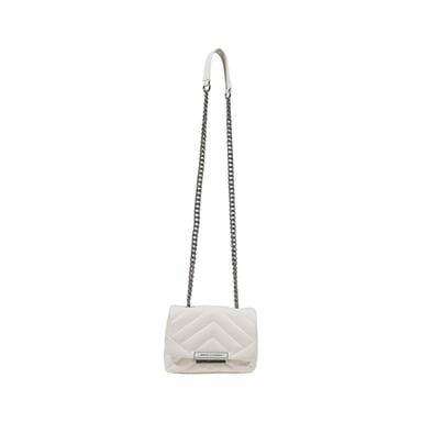 Witte Polyester Handtas