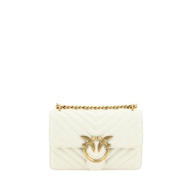 White Calf Leather Bos Taurus Shoulder Bag