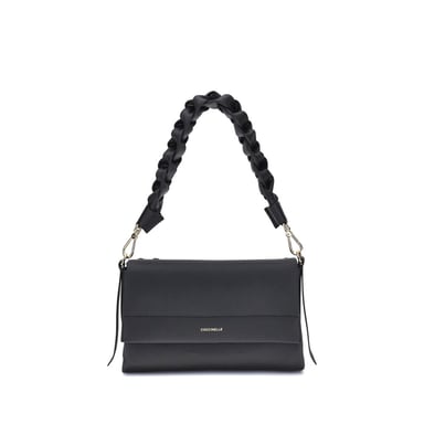 Black Calf Leather Bos Taurus Shoulder Bag