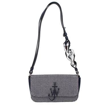 Blue Fabric Shoulder Bag