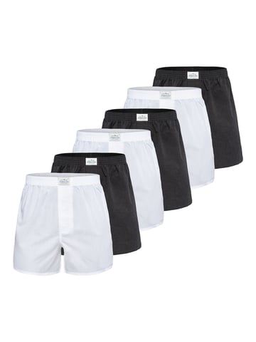 Lakeford & Sons Men Boxer American Boxershorts Herren 6-Pack in klassischen Designs
