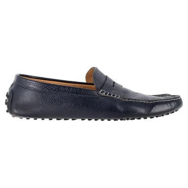 Tod's Penny Rijlaarzen in Marineblauw Leer
