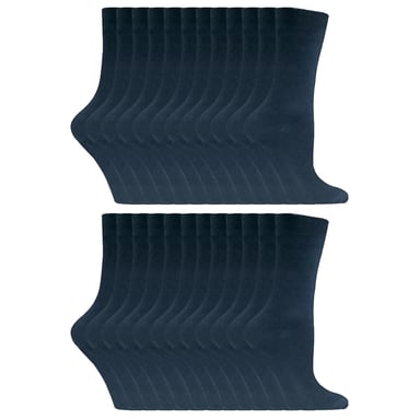 24 Par Dam Enfärgade Sockerika Strumpor