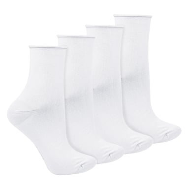 4 Paar Dames Bamboe Sensory Sokken - Zachte Naadloze Comfort Sokken voor de Hele Dag