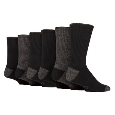 6 Paar Waterafstotende Middelzware Heren Outdoorsokken voor Wandelen & Hiken