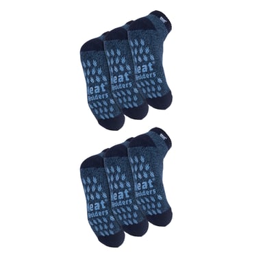 6 Paar Heren 2.3 TOG Antislip Lage Enkel Thermische Slippersokken