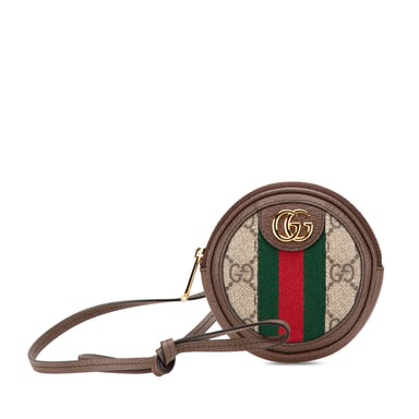 Gg Marmont Mini Round Shoulder Bag