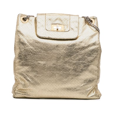 Chanel Genombruten Läder Tote