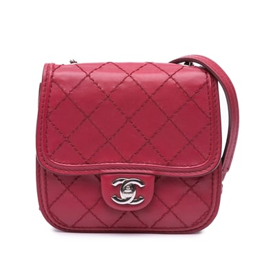 Chanel Diamantsydd Lammskinn Crossbody