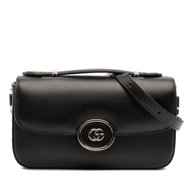 Läder Crossbody Gg Logga