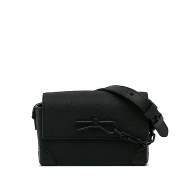 Mjuk Trunk Crossbody Väska Läder