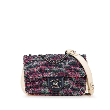 Klassisk Flap-väska Tweed Stil