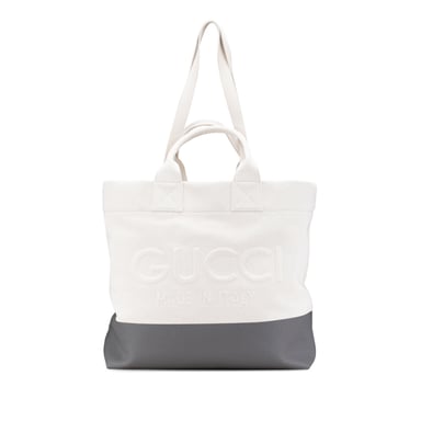 Gucci Tote-väska med präglad logotyp