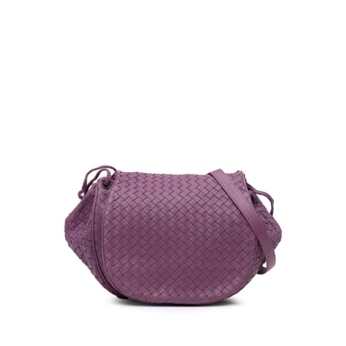 Woven Leather Crossbody Bag