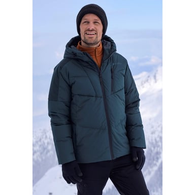 Mountain Warehouse Mens Oslo Extreme Padded Down Jacket (Dark Green)