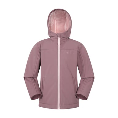 Mountain Warehouse Childrens/Kids Arctic Borg Lined Soft Shell Jacket (Pink)