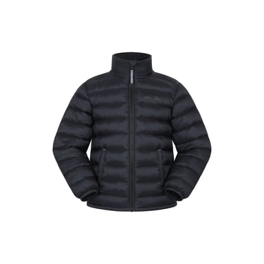 Mountain Warehouse Childrens/Kids Vista Water Resistant Padded Jacket (Jet Black)