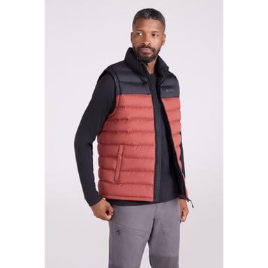 Mountain Warehouse Mens Seasons II Padded Gilet (Berry)