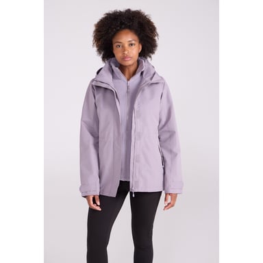 Mountain Warehouse Womens/Ladies Fell II 3 In 1 Jacket (Dusky Purple)