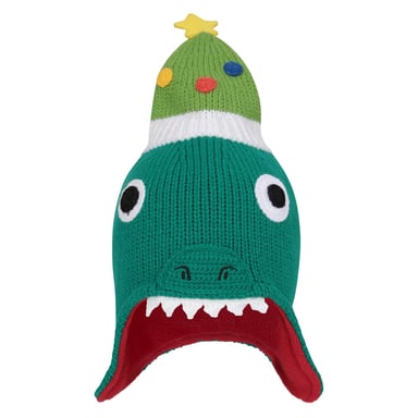 Mountain Warehouse Childrens/Kids Fleece Lined Christmas Winter Hat (Green)