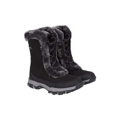 Mountain Warehouse Womens/Ladies Ohio Snow Boots (Jet Black)