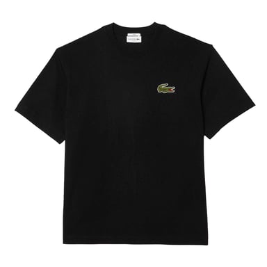 Lacoste Mens Heavy Cotton Oversized T-Shirt (Black)