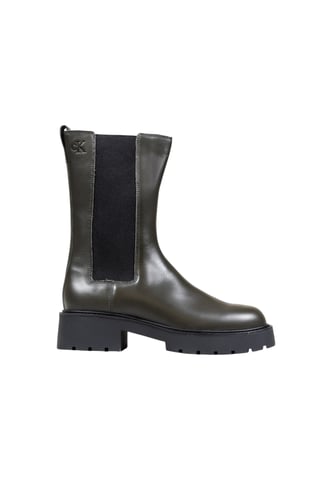 Ankle Boots Lug Sole Elastic