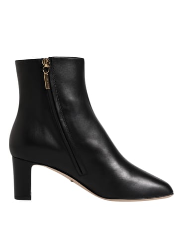 Dolce Gabbana Bc1424 Leather Ankle Boots