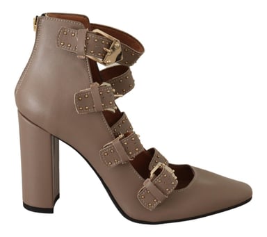 Multibuckle Pointedtoe Heels