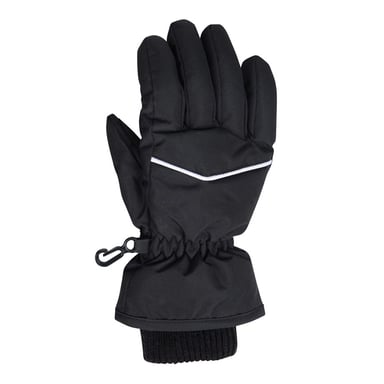 Mountain Warehouse Childrens/Kids Faux Fur Lined Isotherm Snow Gloves (Black)
